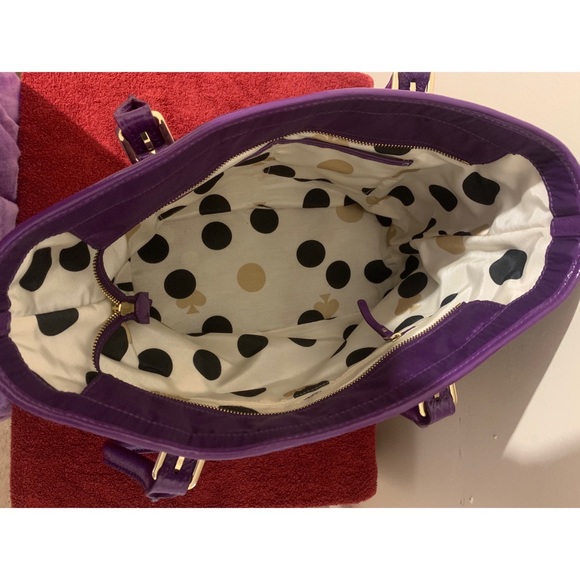 Sale Quilted Kate Spade shoulder handbag. Colorful circles NWOT - Picture 7 of 7